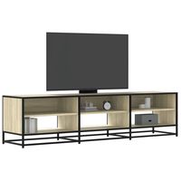 vidaxl mueble para tv madera de ingenieria roble sonoma 180x40x46 cm