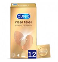 durex preservativos real feel 12 unidades