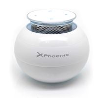 altavoz portatil phoenix ufoboom tactil blanco