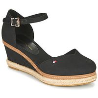 tommy hilfiger alpargatas basic closed toe mid wedge para mujer