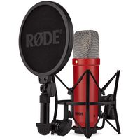 rode nt1 signature microfono de condensador de estudio rojo