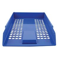 q-connect letter tray blue cp159kfblu ref kf10052