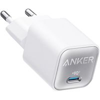 anker nano 3 cargador de pared usb-c 30w blanco