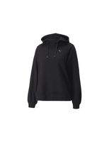 sudadera con capucha puma studio fleece mujer bk