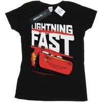 disney camiseta manga larga cars lightning fast para mujer