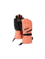 guantes burton gore -tex w snow gloves peach echo mujer naranja