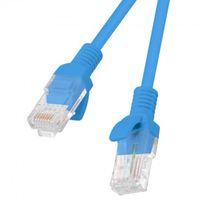 lanberg cable de red rj45 utp cat6 25cm azul