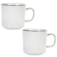 taza de ceramica gris claro