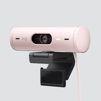 webcam logitech brio 500 rosa full hd usb tipo c