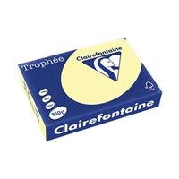 trophee card a4 160gm canary 250 pack 2636c