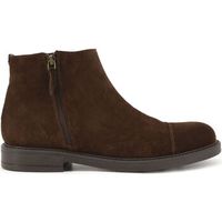 duca di morrone botines gabriele - suede brown para hombre