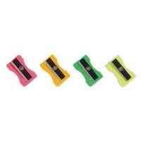 plastic pencil sharpeners assorted 100 pack 794300