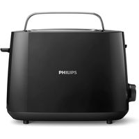 philips daily collection hd258190 tostadora 2 rebanadas 830w negra