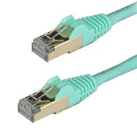 startech cable de red stp snagless cat 6a 75m aguamarina