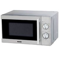 wonder wmw2700gx microondas con grill 20l 700w acero inoxidable