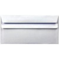 self seal white dl envelope 90gsm 1000 pack