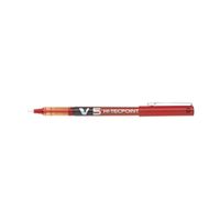 pilot v5 hi-tecpoint ultra rollerballxfine red pack of 12 bxv502