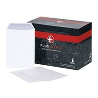 plus fabric envelopes pocket press seal 110gsm c5 white pack 500