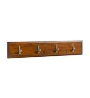 perchero de pared de madera marron anch 80 cm