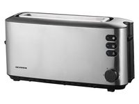 tostador automatico 1000w acero inoxidable 2 ranuras y 2 modos