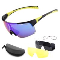 gafas de ciclismo con 3 lentes intercambiables uv400 gafas de sol deportivas mtb gafas de bicicleta de carretera para hombres mujeres correr conducir pesca beisbol golf