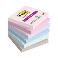 post-it super sticky notes soulful 76mm x 76mm pk6