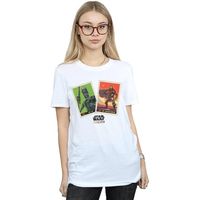 disney camiseta manga larga the mandalorian para mujer