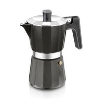 cafetera italiana - bra perfecta black 12 tazas