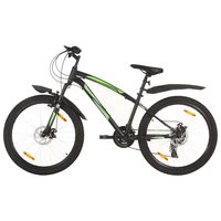 vidaxl bicicleta montana 21 velocidades 26 pulgadas rueda 36 cm negro