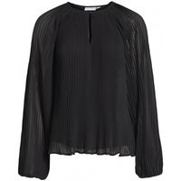 vila blusa top celine ls - black para mujer