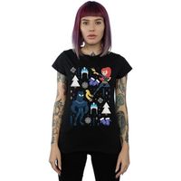 marvel camiseta manga larga christmas day para mujer