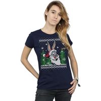 dessins animes camiseta manga larga bi27066 para mujer