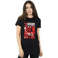 disney camiseta manga larga the incredibles para mujer