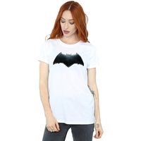 dc comics camiseta manga larga justice league para mujer