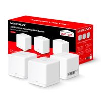 mercusys halo h30g pack 3 sistema wifi mesh ac1300 dual band gigabit