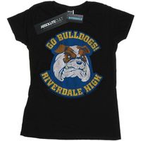 riverdale camiseta manga larga high bulldogs para mujer