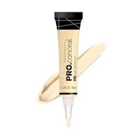 corrector liquido - pro conceal hd concealer - la girl light yellow