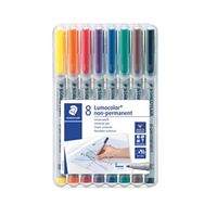 staedtler lumocolour universal pen water soluble medium - 315-wp8