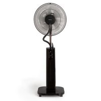 create ventilador nebulizador de agua oscilante con mando a distancia 70w negro