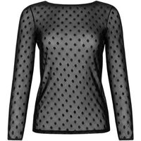 lisca blusa camiseta de manga larga candy cheek para mujer