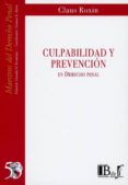 culpabilidad y prevencion en derecho penal