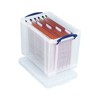 really useful storage box plastic lightweight robust stackable - 24c