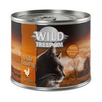 wild freedom adult 6 x 200 g en latas - farmlands - vacuno y pollo