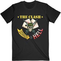 the clash camiseta manga larga straight to hell para mujer