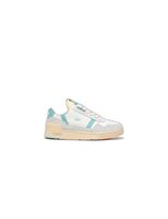 zapatillas lacoste t-clip leather colour pop blanco mujer