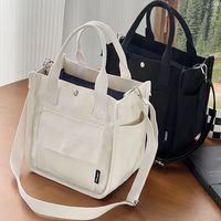 bolso de tela con cierre magnetico bolso cruzado mini con multiples bolsillos y asa superior organizador portatil de lonchera versatil para uso casual y de oficina