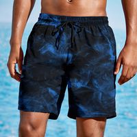 bermudas de playa holgadas para hombres pantalones cortos de deporte con estampado anudado de secado rapido pantalones ligeros para vacaciones de verano y surf en la playa