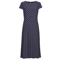 lauren ralph lauren vestido largo pippa-cap sleeve-day dress para mujer