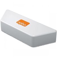 nobo magnetic whiteboard eraser white