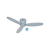 ventilador de techo casafan 313285w eco plano ii 132cm gris wi-fi